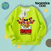 2024 Lançamento Transfronteiriço Moletom Infantil Estilo Primavera e Outono Top Infantil Roupa Infantil Camiseta Básica Estação Outono