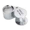 Lente de vidrio totalmente óptico 10x 18 mm plegable de alta gama lupa de identificación joyería Jade Ámbar apreciación de jade