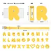 Coleira de Silicone para Animal de Estimação Nome do Animal DIY 26 Letras Coleira com Contas de Silicone Gato Animal de Estimação Coleira de Desenho Animado