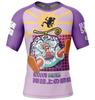 2024 Verano Nuevo Comercio Exterior Europa y América Amazon Pocolli Elf Dream Impreso Camiseta de Manga Corta Cuello Redondo Ropa de Fitness