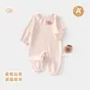 Enterizo para Bebé Recién Nacido con Cuello de Volantes y Adorno de Encaje, Mono de Primavera y Otoño para Bebé