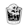 Broche Transfronterizo Nuevo Personalizado Estilo Gótico Punk Calavera de Dibujos Animados Creativa Copa de Vino Corazón Insignia de Accesorio Metálico