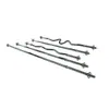 Barra para pesas galvanizada con rosca de agujero pequeño, barra recta, barra curva, para levantamiento de pesas en casa, barra de pinza para pesas de fitness de 1,2/1,5/1,8 m