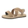 Sandalias de mujer, primavera 2023, nuevas, planas, para estudiantes, romanas, de playa, con suela suave, cruzadas, de talla grande, venta al por mayor