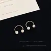 Pendientes Brillantes de Lujo para Mujer, No Necesitan Quitarse al Dormir, Clavos para Hélice Auricular, Diseño de Nicho, Sensación de Alta Gama, Circonita Estilo Ins