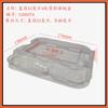 Caja de embalaje para kiwi blíster caja desechable para fruta 2 caja de embalaje para kiwi bandeja transparente de plástico al por mayor