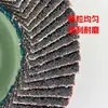Disco de Pulido Abrasivo de Solapa de Diamante de Hierro Ji Ran para Metal y Acero Inoxidable, Disco de Pulido de Circonio