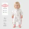 Bibi Bay Ropa Infantil Anyang Verano Delgado Saco de Dormir para Bebé Clase A Gasa para Bebé Piernas Divididas Delantero 2 Trasero 2 Algodón de Bambú