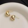 Pendientes vintage de alta gama con diseño de nicho, de metal, elegantes y combinables.