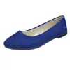 Sapatos Femininos de Camurça Estilo Coreano Bico Fino Cores Doces Planos Tamanhos Grandes 40-43 Comércio Exterior Primavera e Outono 2025