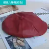 Chapéu Octogonal Xadrez para Mulheres, Estilo Coreano, Novo Tendência Lã Casual Listrado Retrô Estilo Retrô Feminino Chapéu de Inverno com Aba Larga
