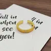 Anel Minimalista Vintage Liso Estreito Francês Retrô Escovado Geométrico Irregular Personalidade Anel para Mulheres