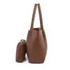 Bolso Tote de Gran Capacidad para Mujer con Neceser a Juego, Bolso de Hombro Impermeable de Piel Sintética para el Trabajo y Viajes