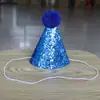 Nueva toalla para saliva de mascota sombrero de cumpleaños gato perro decoración de fiesta de cumpleaños bufanda pajarita sombrero de fiesta traje