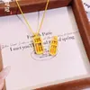 Colgante de Ábaco Giratorio con Incrustaciones de Diamantes Chapado en Oro Estilo Antiguo, Joyería de Colgante Auspicioso Retro Estilo Chino para Mujer
