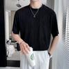Playera para Hombre con Patrón Ondulado Ropa de Verano Manga Corta Guapo Ins Marca de Moda Manga Media 2024 Nuevo Estilo Manga Media