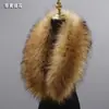 Otoño e Invierno Imitación Cuello de Piel de Zorro Mapache Cuello Falso Bufanda Sombrero Tira Verde Fruta Cuello Chal Cálido