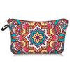 [Atacado pequeno] Série Mandala quente da Amazon, bolsa de cosméticos estampada da moda, bolsa de armazenamento multifuncional
