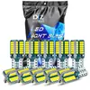 DxzImpuestos No IncluidosLuces LED para Coche T10 Luz Indicadora de Ancho 3014 48 SMD Luz de Coche Luz de Matrícula Decodificación