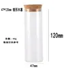 Tubo de incienso de vidrio transparente con alambre de corcho, tubo de incienso, tubo de incienso, tubo de incienso de vidrio con fondo plano, especificaciones completas
