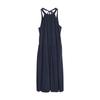 Vestido Largo de Verano con Cuello Halter sin Mangas para Mujer, Estilo Resort, Espalda Descubierta, Adelgazante, Dulce para Chicas