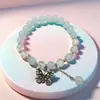 Pulseira Princesa Fofa Cor de Doce para Melhores Amigas, Pulseiras de Contas para Crianças, Doce e Sofisticada, Bijuterias Versáteis para Barracas