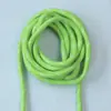 Corda redonda colorida de 4mm, direto da fábrica, para cordões de celular, acessórios de vestuário, acessórios para calçados e têxteis