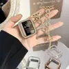 Adecuado para Apple 11 Watch iWatch 12ª Generación Se Funda de Diamantes de Doble Fila Applewatch 9/10 Funda Semi Hueca
