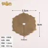Pastillas de Cobre, Accesorios Decorativos con Mango de Estilo Chino, Herrajes de Cobre para Muebles Antiguos, Perilla de Mango de Cobre Puro con Saliente de Engranaje de Flor de Ciruelo