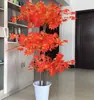 Simulação Bordo Vermelho Árvore em Vaso Plantio Decoração de Sala de Estar Bonsai Flores Artificiais Plástico Pastoral Vendedor de Loja Árvore de Bordo Auspiciosa Pacote Outros