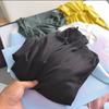 Top Térmico de Manga Larga para Mujer con Cuello Alto, Ajustado, de Rayón Modal con Ácido Hialurónico, Alta Elasticidad, Amigable con la Piel, Ropa Interior de Cuello Semi-Alto