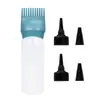 Set de Cuidado del Cabello con Botella para Aceite con Tapa de Punta, Botella para Cuidado del Cabello, Herramientas de Peluquería, Botella para Limpieza en Seco, Peine con Champú para Teñir el Cabello