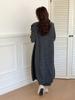 Cárdigan de punto moderno de comercio exterior transfronterizo, estilo holgado y perezoso, traje de falda con tirantes, suéter para mujer, chaqueta, conjunto de dos piezas