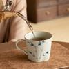Caneca de Água Cerâmica pintada à mão com underglaze, caneca de bambu, xícara de Chá Kung Fu para casa, xícara pessoal, xícara de café de grande capacidade