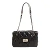 Bolso de Hombro con Cadena de Rombo Estilo Coreano para Mujer 2026 Nuevo Bolso Cuadrado Pequeño de Textura de Alta Gama Bolso Cruzado Versátil con Textura