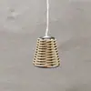 Pantalla Pequeña de Mimbre Sintético Cadena de Luces LED Solares de Colores para Exteriores Colgante de Mimbre Venta Caliente Transfronteriza Decoración de Jardín Festivo