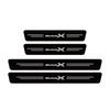 Explosiones transfronterizas son adecuadas para umbral de puerta de maletero de coche Honda Freed CR-Z Type R con textura de fibra de carbono y cuero
