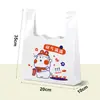 Bolsas para llevar bolsas de plástico bolsas para alimentos bolsas de conveniencia para catering bolsas desechables mayoristas bolsas de plástico blancas gruesas