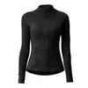 Chamarra Deportiva de Yoga para Mujer, Nuevo Estilo de Principios de Primavera, Ropa Interior Casual Ajustada para Mujer con Cuello Alto, Top de Yoga de Manga Larga para Primavera y Otoño