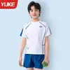 Traje de baño para niños, Talla mediana y grande para niños, Traje de baño dividido para niños 2025 Nuevo Traje Profesional de Entrenamiento para Estudiantes Niños Protección Solar