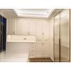 Casa Inteira Madeira Maciça Luxo Leve Personalizado Simples Estilo Europeu Branco Pintura Madeira Maciça Porta de Armário Personalizado Armário Roupeiro Inteiro Armário de Sala de Estar