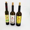 Rótulos de vinho de vinil à prova d'água com textura especial personalizada, adesivos de folha de cobre UV em relevo, adequados para vinho