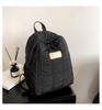 Mochila con chaqueta acolchada de algodón transfronteriza 2024 nueva fresca bolso de hombro estilo japonés simple casual ligero impermeable