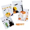 Bolsas Autoadhesivas Cuatro en Uno de Halloween, Bolsas Autocierre para Empaque de Dulces de Copo de Nieve, Bolsas Autoadhesivas Opp para Empaque de Galletas de Regalo