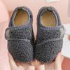 Meias de inverno para bebês, meias de chão para ambientes internos, sola macia, antiderrapante, sapatos de educação infantil, quentes, sola grossa, antiderrapantes para pais e filhos
