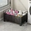 Estante de Almacenamiento de Líquido para Lavar Inodoro Balcón Estante de Almacenamiento de Piso para Detergente Cesta Encima de la Lavadora de Tambor