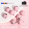 Campanitas Pequeñas Pintadas de Colores Caramelo de 14 mm Accesorios Metálicos de Hierro para Mascotas DIY Colgante de Campanilla para Llavero Accesorios