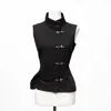 Chaleco de Mezclilla para Mujer de Verano Transfronterizo Europeo y Americano Nuevo Diseño Retro Estilo Chino de un Solo Botón Cuello Alto Dulce y Fresco Venta al por Mayor