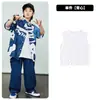 Ropa de moda hip hop para niños traje de camisa hip hop niños y niñas ropa de actuación hiphop marca de moda infantil 61 ropa de actuación