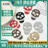 Ventas Directas de Fábrica Diseños de Transferencia de Calor para Ropa DIY, Materiales de Pedrería para Zapatos y Bolsos, Calavera de Pedrería de Resina de Marca de Moda Europea y Americana Patrones de Transferencia de Calor